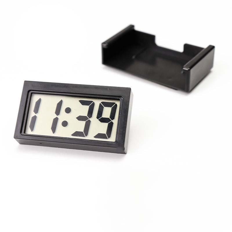 HY Mini Electronic Car Clock with Large Screen Digital Display Auto Supplies Part suitable for Outdoor Living Room Application