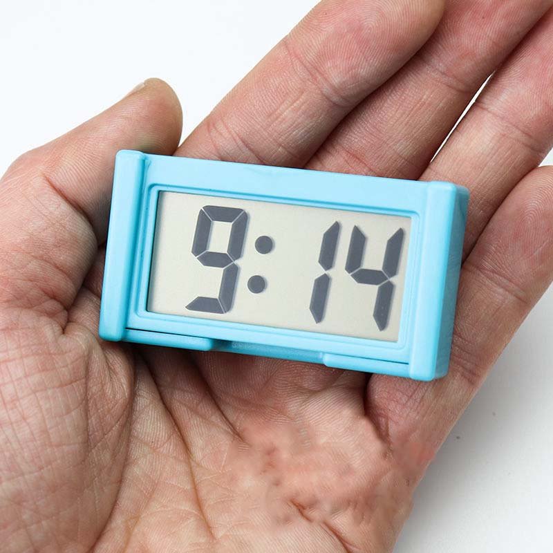 HY Mini Electronic Car Clock with Large Screen Digital Display Auto Supplies Part suitable for Outdoor Living Room Application