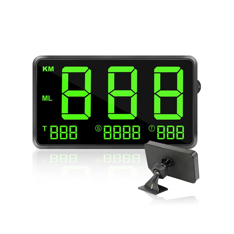 Digital GPS Speedometer C80 with Odometer Simple Head up Display Over Speed Alarm for Car Boat Truck Motorcycle Universal