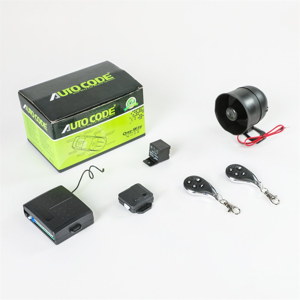 Car Door Look General Dc 12V Car Alarm System Anti-Hijacking Security Alarm Car Alarm