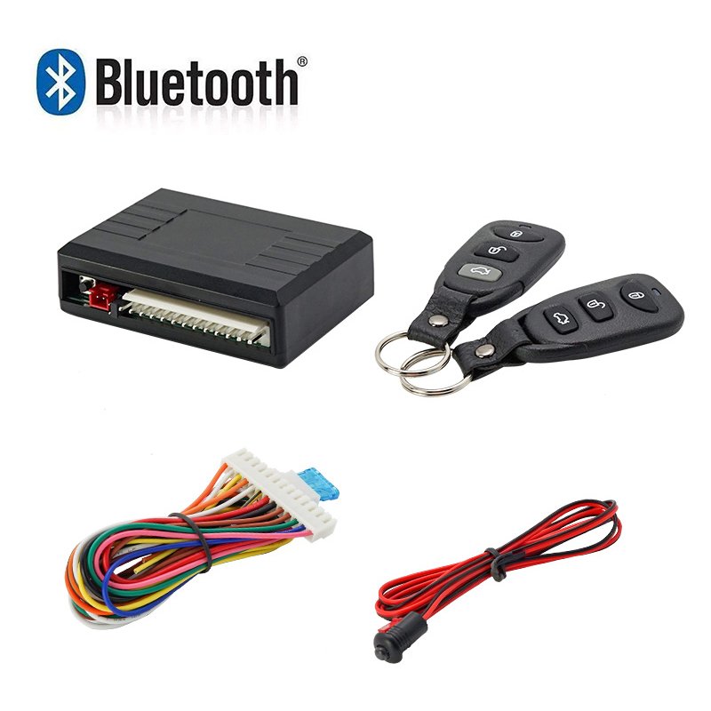 Keyless Entry Smart Keyless Fingerprint Lock Car Alarm Keyless for Car Can Choose 433.92mhz Color Box