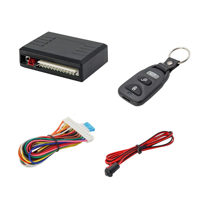 Keyless Entry Smart Keyless Fingerprint Lock Car Alarm Keyless for Car Can Choose 433.92mhz Color Box