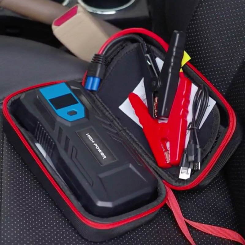 Amazon Best Seller 6000mAh 7200mAh Car Jump Starter 12V Emergency Power Bank for Diesel Gasoline Cars LED Light SOS Alarm