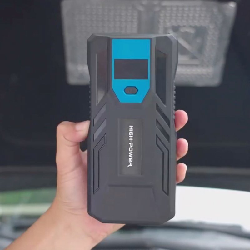 Amazon Best Seller 6000mAh 7200mAh Car Jump Starter 12V Emergency Power Bank for Diesel Gasoline Cars LED Light SOS Alarm