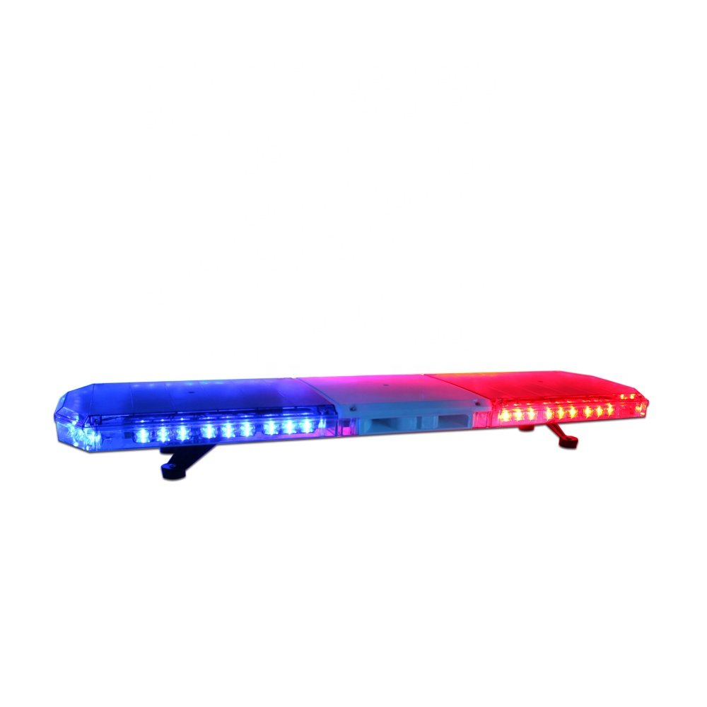12 Volt LED Warning Strobe Light Bar With Siren Horn Speaker for Truck Car Fire Truck Ambulance Alarm Flashing Lightbar