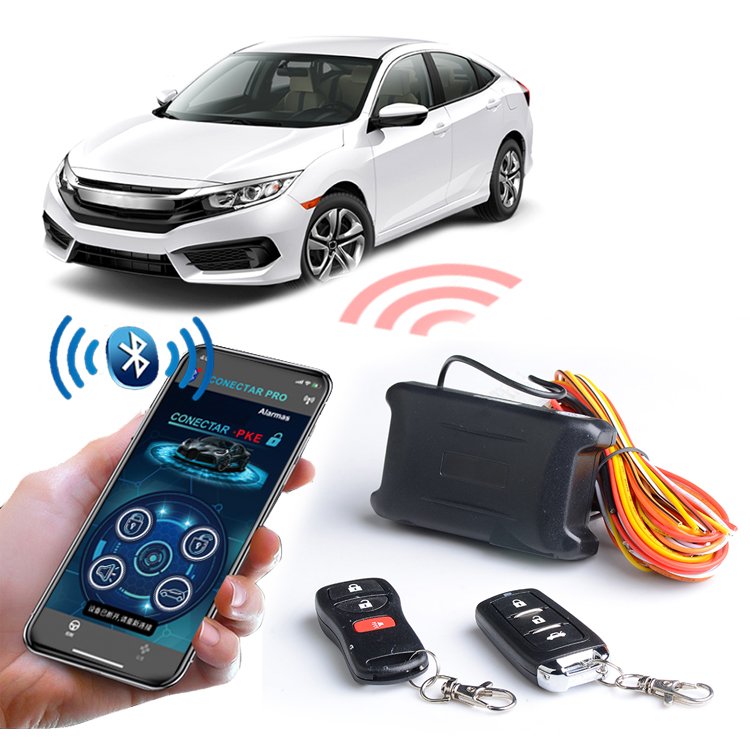 Car Keyless Entry Engine Start Alarm System Push Start System Keyless Entry System With Phone APP Control