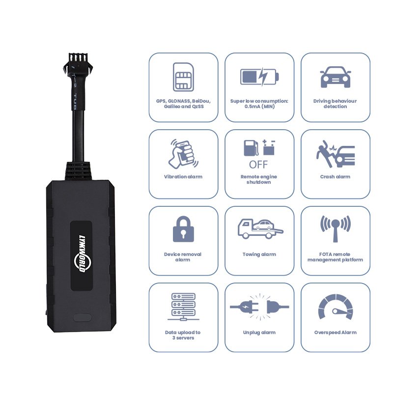 4G Real-Time Location Tracking Vehicle Car Motorcycle Auto Engine Shut Off Fleet Management Tracking Tracking Device Gps Tracker