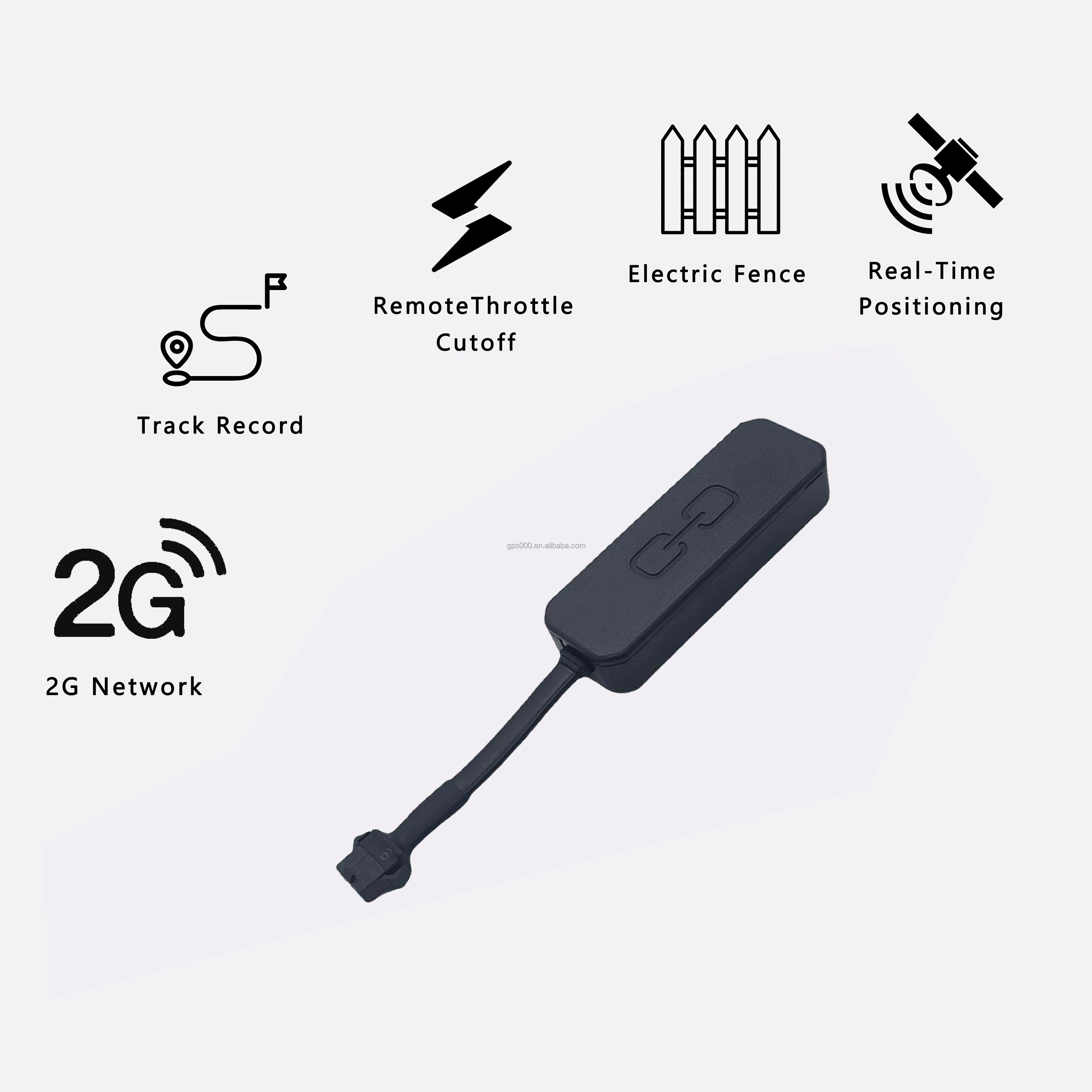 Real-Time Positioning Car GPS Tracker GT06 HST-VD50 2G GPS Tracker 150mAh Battery E-Bike Vehicle