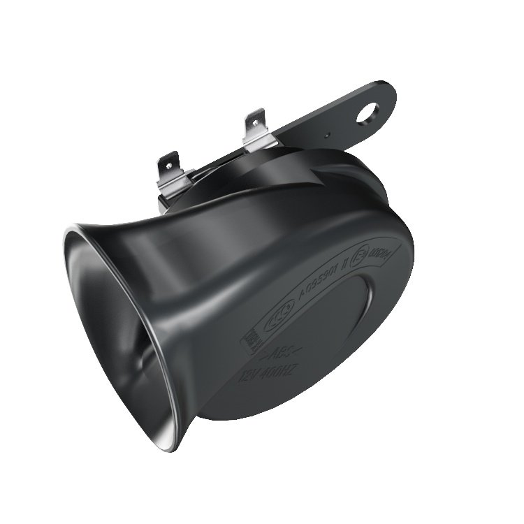 K80C Auto Parts New Condition 12V Electric Snail Horn 110-130DB Loudness 2-Way Aluminum Speaker Design for Cars