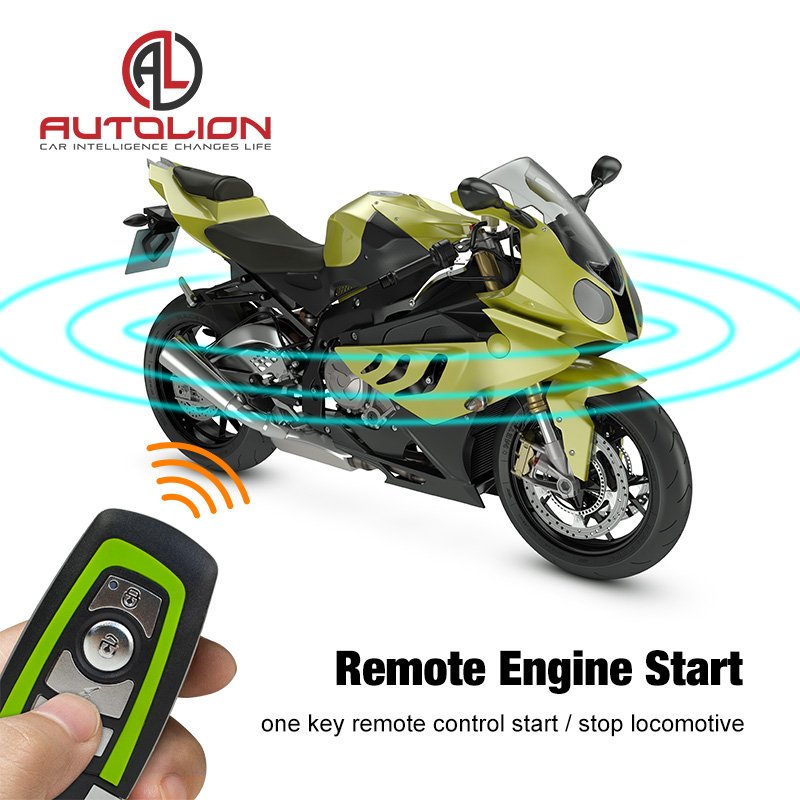 Anti Shearing Motorcycle Bike Anti-theft Alarm Security System Remote Control Engine Start