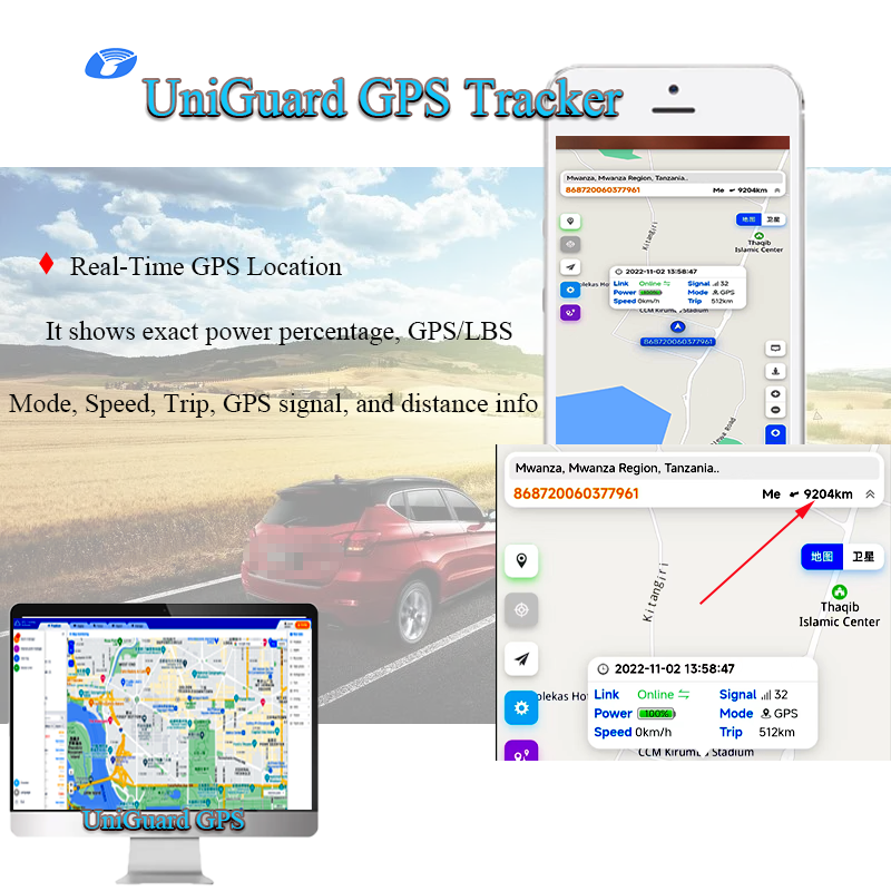 GPS Tracking Software with Open Source Code for Personal Hunting Dog Tracking GT06 Tianqin 808 Protocol Support Customization