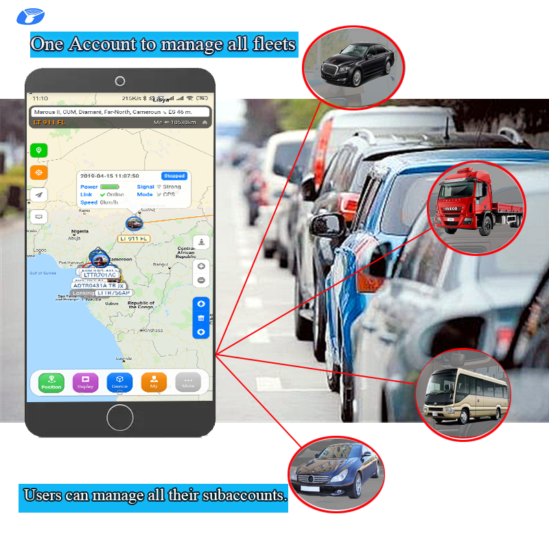 GPS Tracking Software with Open Source Code for Personal Hunting Dog Tracking GT06 Tianqin 808 Protocol Support Customization