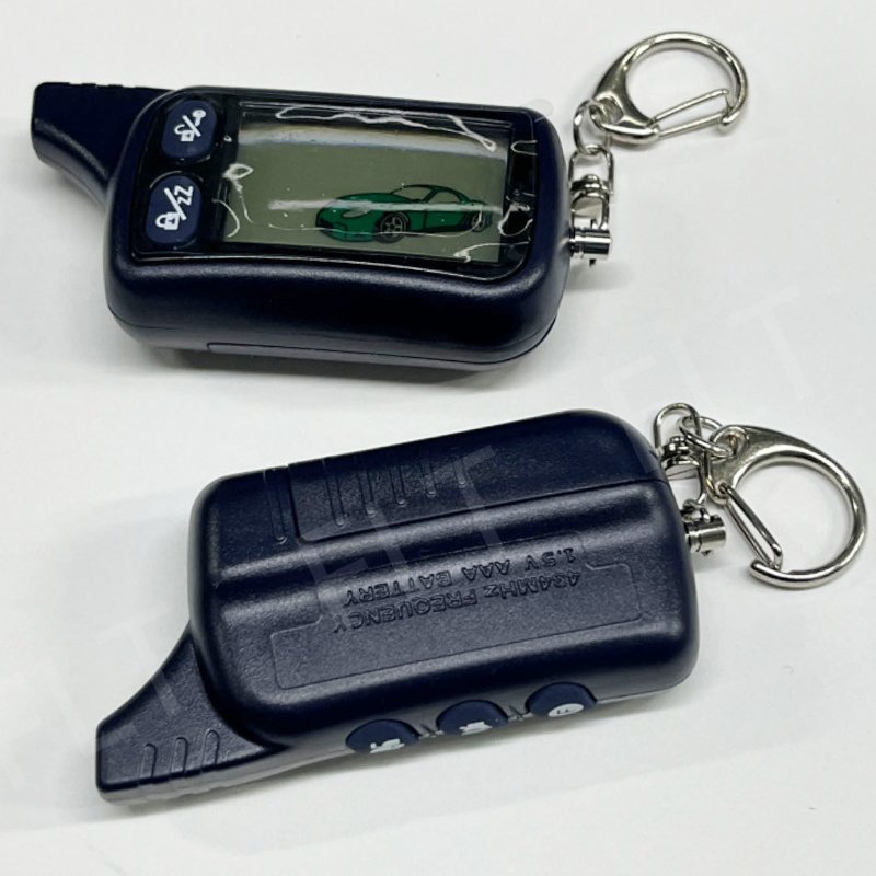 New Arrived Wholesales TZ 9030 Two Way Remotes for Car Alarm Systems KEY FOB Russian Market