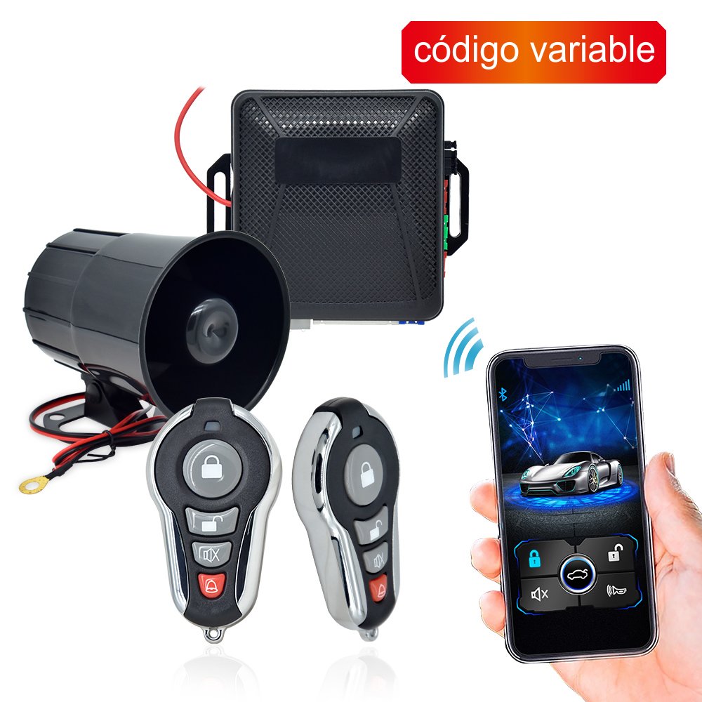 Anti-Robbing Bluetooth Universal Car Alarm System Remote Engine Start Scuta Car Alarm Keyless Entry System
