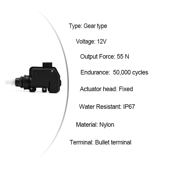 Promata Factory Wholesale Door Lock Actuator 12v Ip67 Waterproof 12v Door Lock Actuator With Small Size