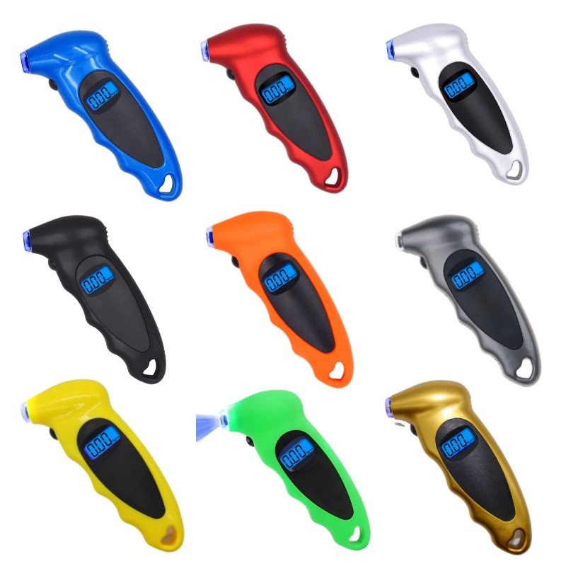 High-quality 150 PSI Car Bicycle Motorcycle Air Meter Gauge with LCD Portable Digital Vehicle Tire Pressure Monitoring Tester