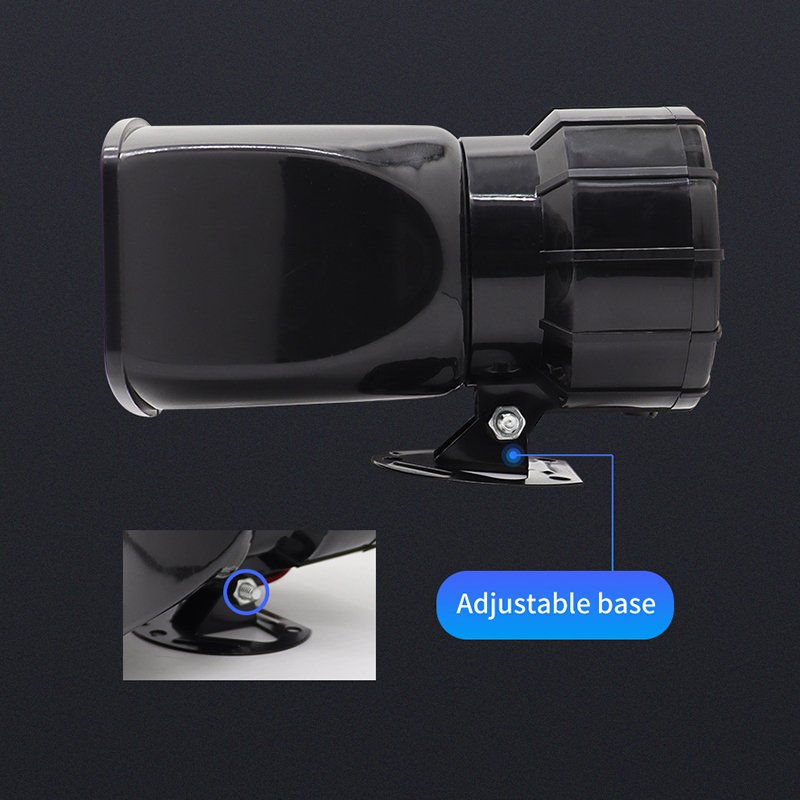 Sound Car Air Horn Loud Multipurpose Speakers Loud Car Horn Megaphone Warning Alarm Siren PA Speaker 12V