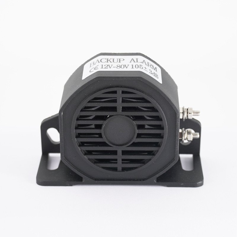 12V-80V Universal Heavy Duty Backup Alarm Reverse Buzzer Horn for Trucks, Forklifts, Construction Vehicles Loud
