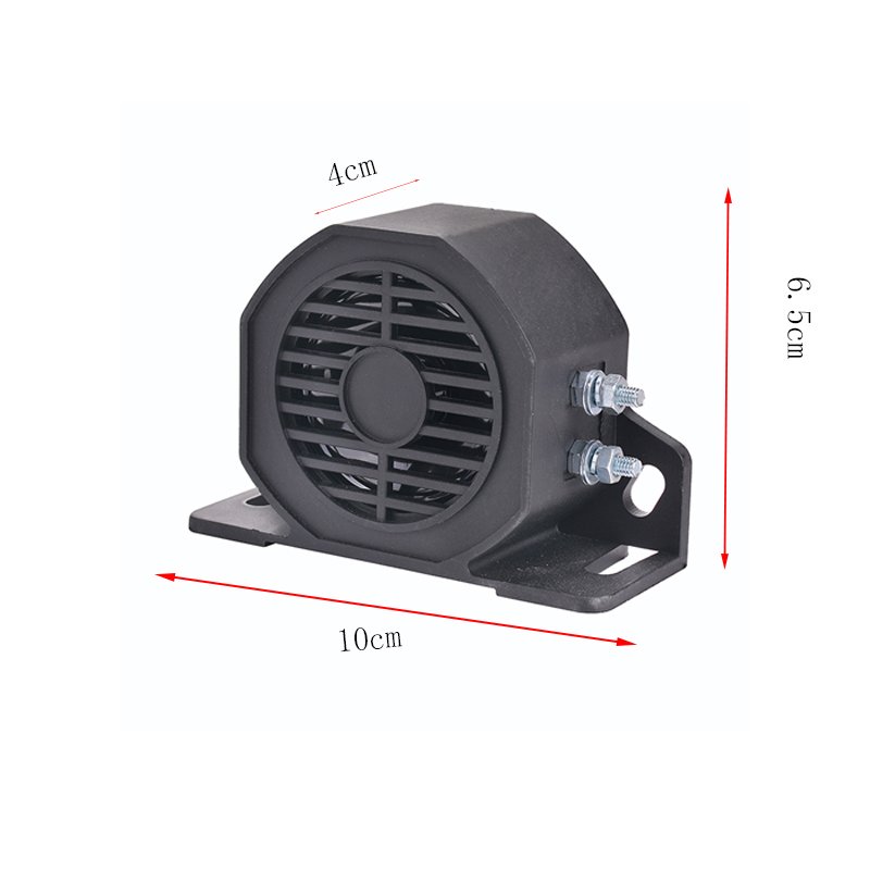 12V-80V Universal Heavy Duty Backup Alarm Reverse Buzzer Horn for Trucks, Forklifts, Construction Vehicles Loud