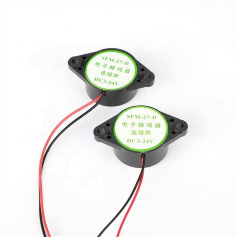 95DB Alarm High-decibel DC 3-24V 12V Electronic Buzzer Intermittent Continuous Beep Car Van