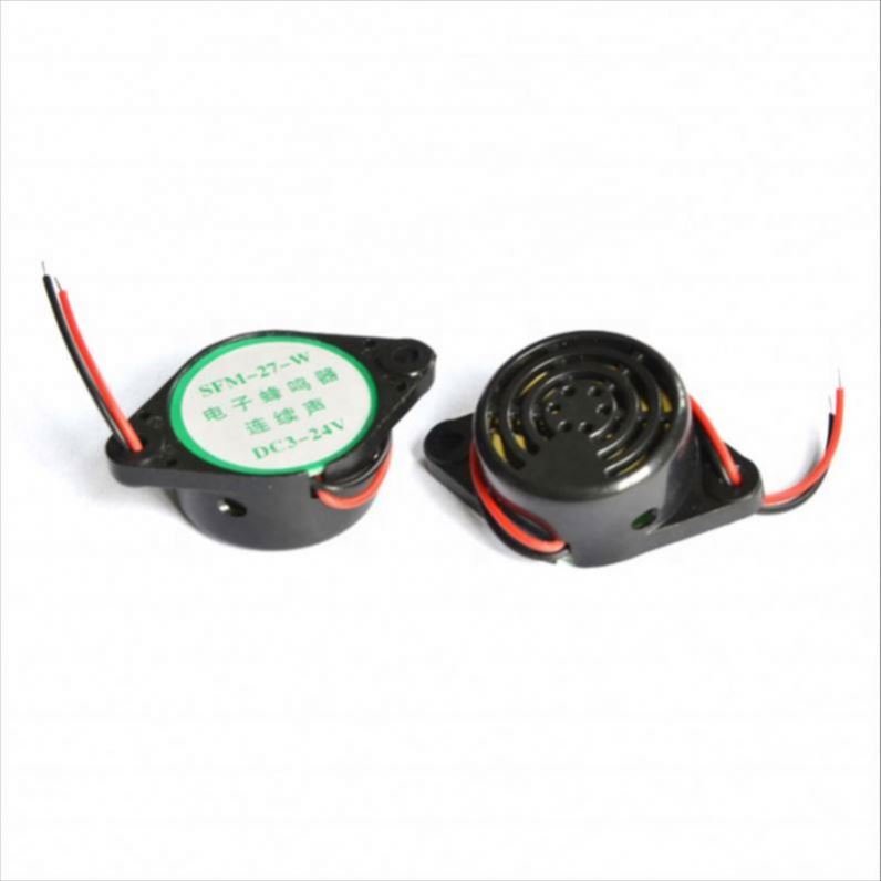 95DB Alarm High-decibel DC 3-24V 12V Electronic Buzzer Intermittent Continuous Beep Car Van