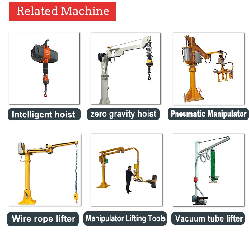 Pneumatic Type Glass Handling Steel Sheet Jib Crane Sandwich Panel Vacuum Lift Vacuum Lifting Machines