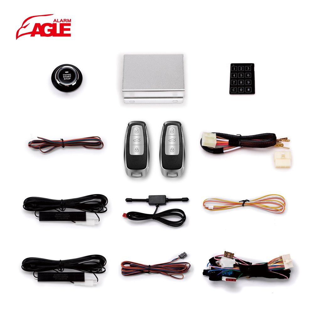 Car Alarm Pke Smart Keyless Entry Push Button Engine Start Stop System for Toyota Car
