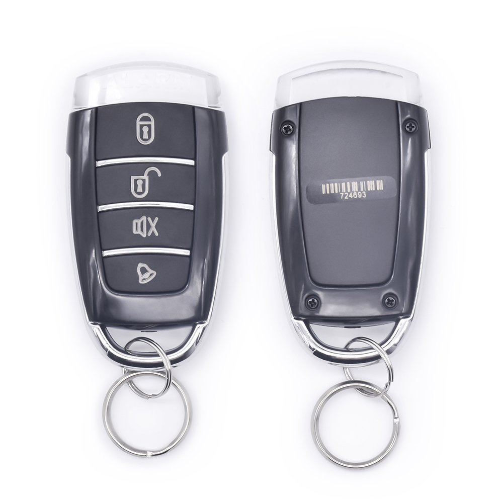 Factory Automatic Keyless Car Alarm System 315/433.92 mHz Car Security System Hot in Africa Market