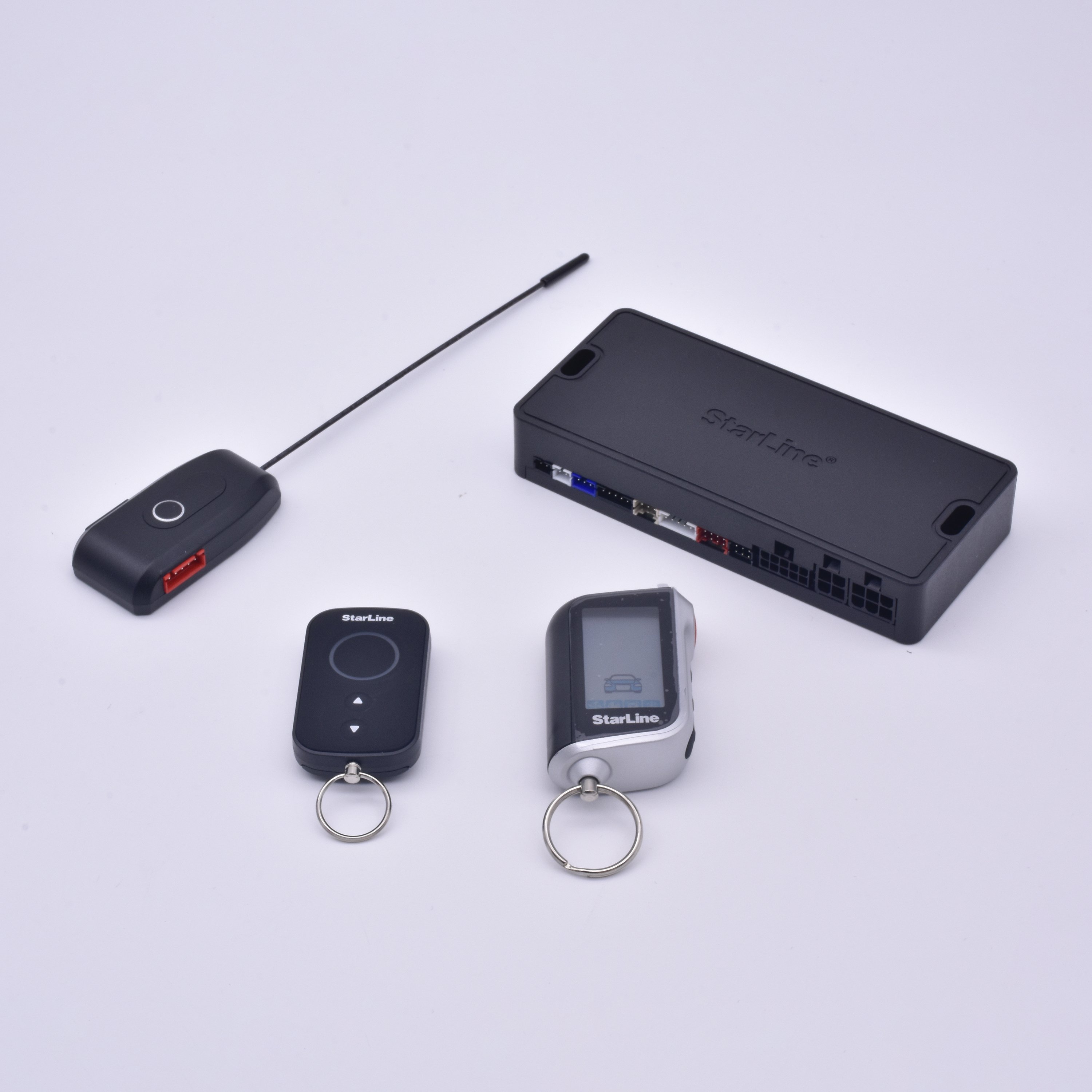 Two Way Car Alarm Support 2 Can 2 Line A93 Starline Car Alarm Remote Engine Starter Car Security System