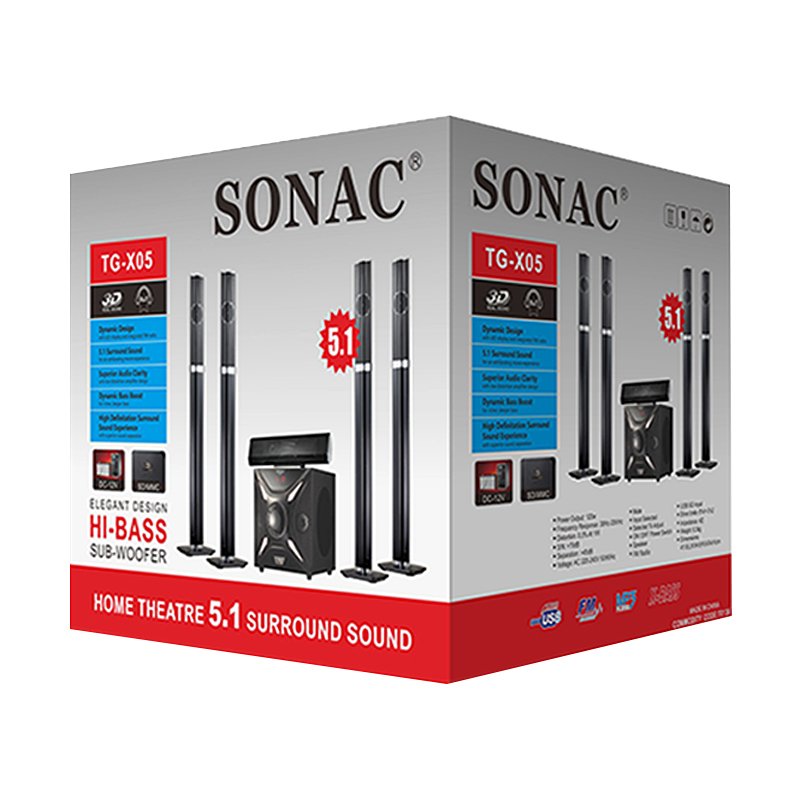 SONAC TG-X05 Home Theater Surround Sound System 5.1 Home Theatre System