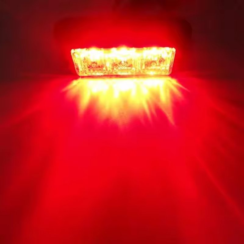 High Power 12V 24V 3LED Waterproof Amber Red Blue White Universal Car Truck Emergency Strobe Flash Warning Light