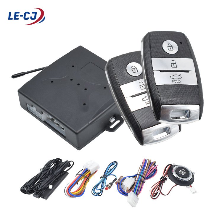 LE-CJ One Button Start Modified Keyless Entry System Pre-Cooling and Preheating Remote Control Car Alarm