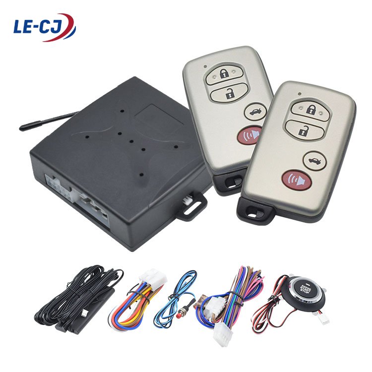 LE-CJ One Button Start Modified Keyless Entry System Pre-Cooling and Preheating Remote Control Car Alarm