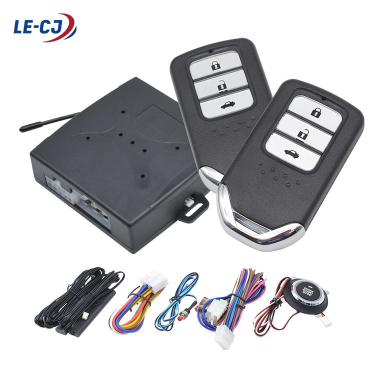 LE-CJ One Button Start Modified Keyless Entry System Pre-Cooling and Preheating Remote Control Car Alarm