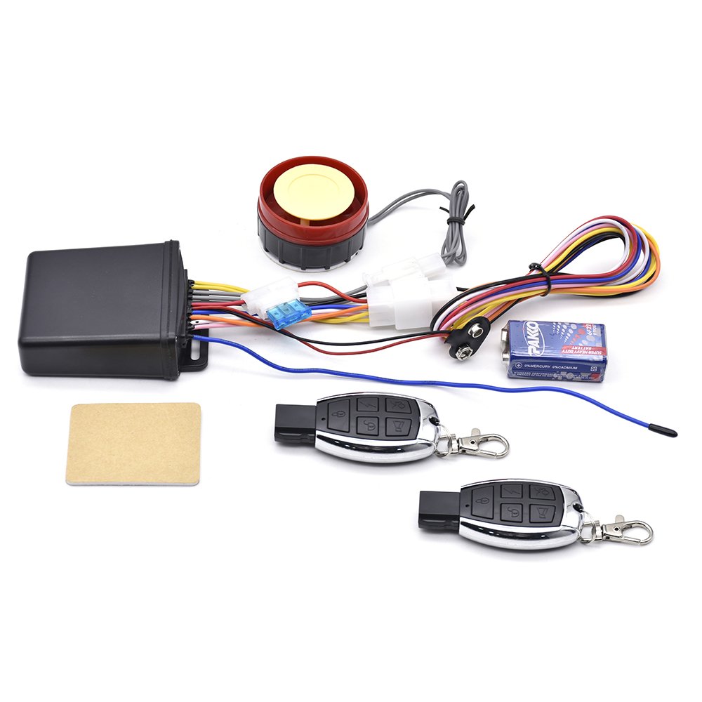Anti Theft Motorcycle Alarm System Universal Electric Remote Alarm Lock and Start Motorcycle