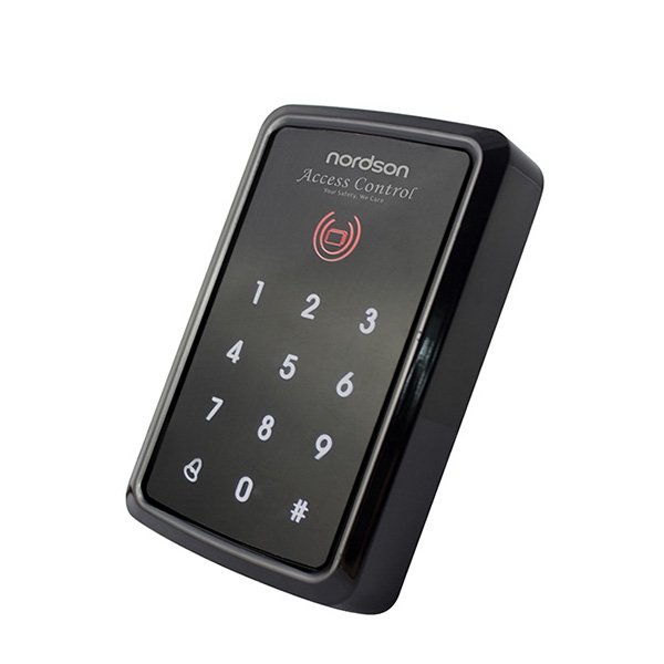 Nordson Electric LCD Digital Display Touch Screen Swiping RFID Card Door Lock System Access Controller