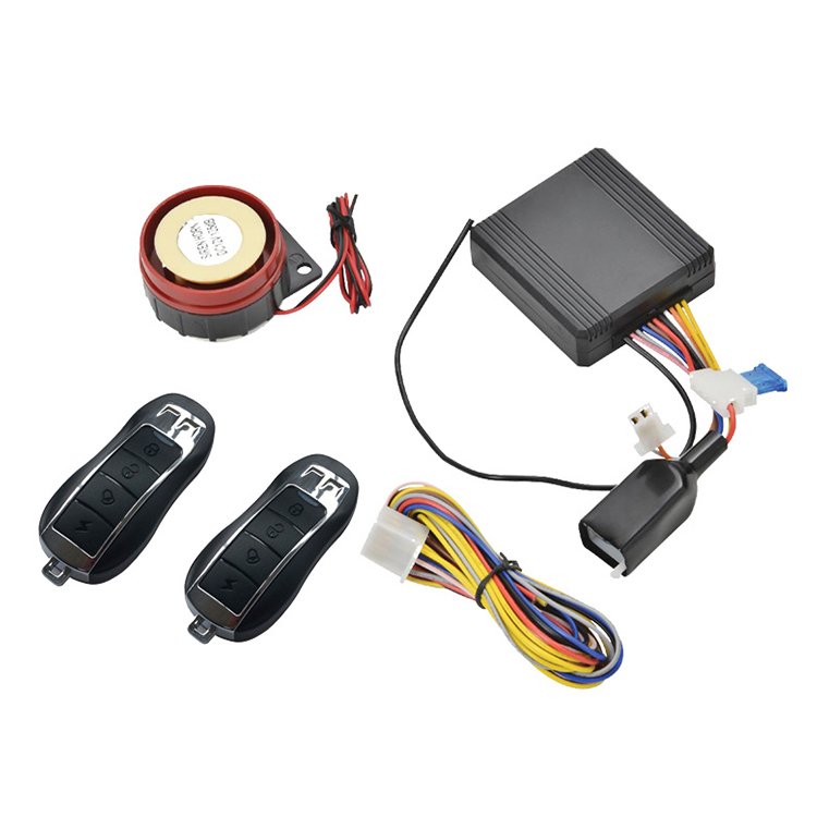 Intelligent Control Motorcycle Alarm Remote Start Keyless Mobile APP Control System Electric Engine Lock Motorbike Alarm Siren