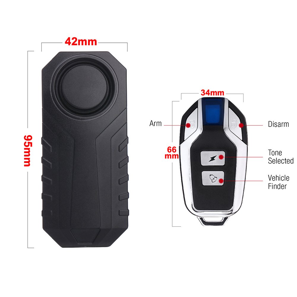Good Selling Products IP65 Waterproof Bike Alarm Bike Security System Anti-theft Alarm Security Alarm for Bikes