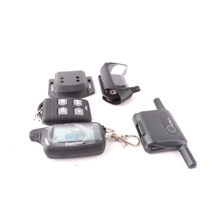 Long Range Two Way Car Alarm System Remote Start Car Alarm System With LCD Remote