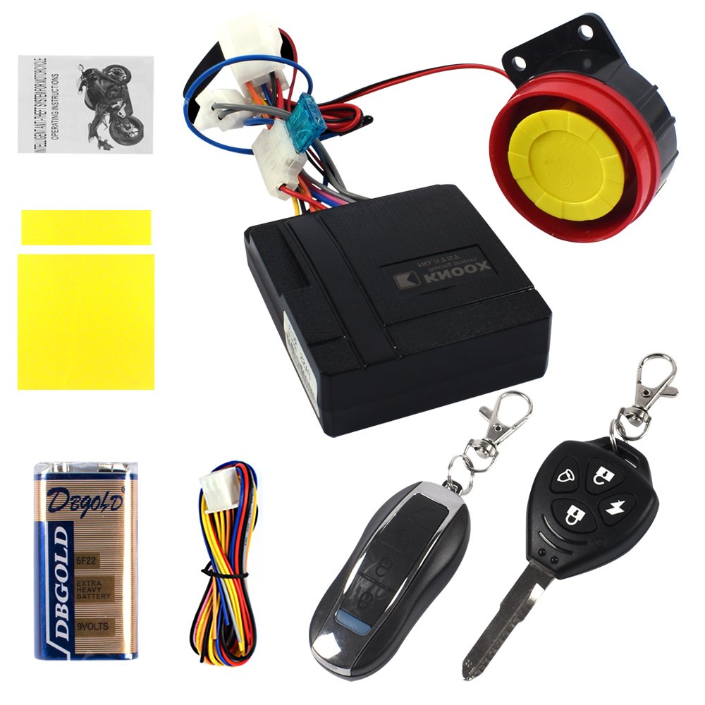 Motorcycle Anti-Theft Device One Click 12v Remote Control Motorcycle Security Alarma Para Moto Car Alarm System