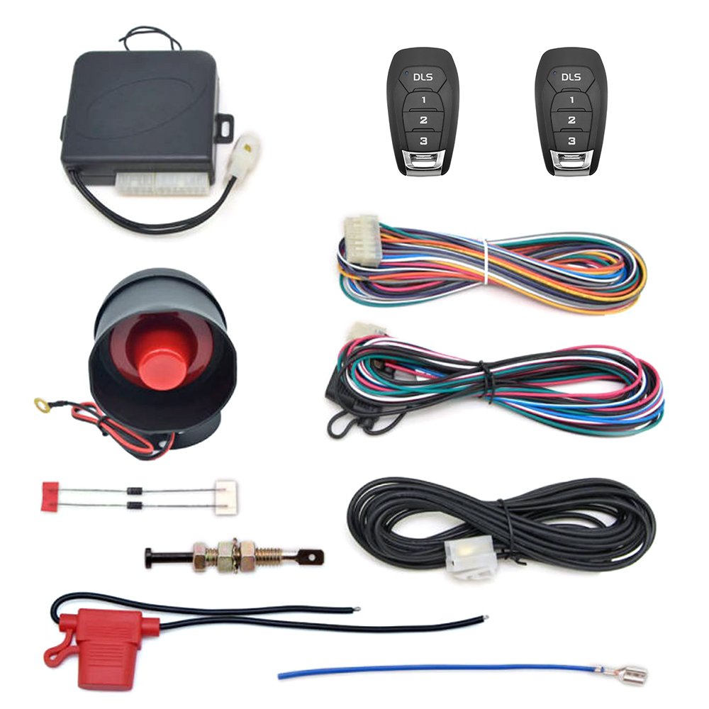Original Anti Theft Alarm Car Alarm System Security for Chevrolet Universal 12V Car Alarm System with Chevrolet 1 2 3 Control