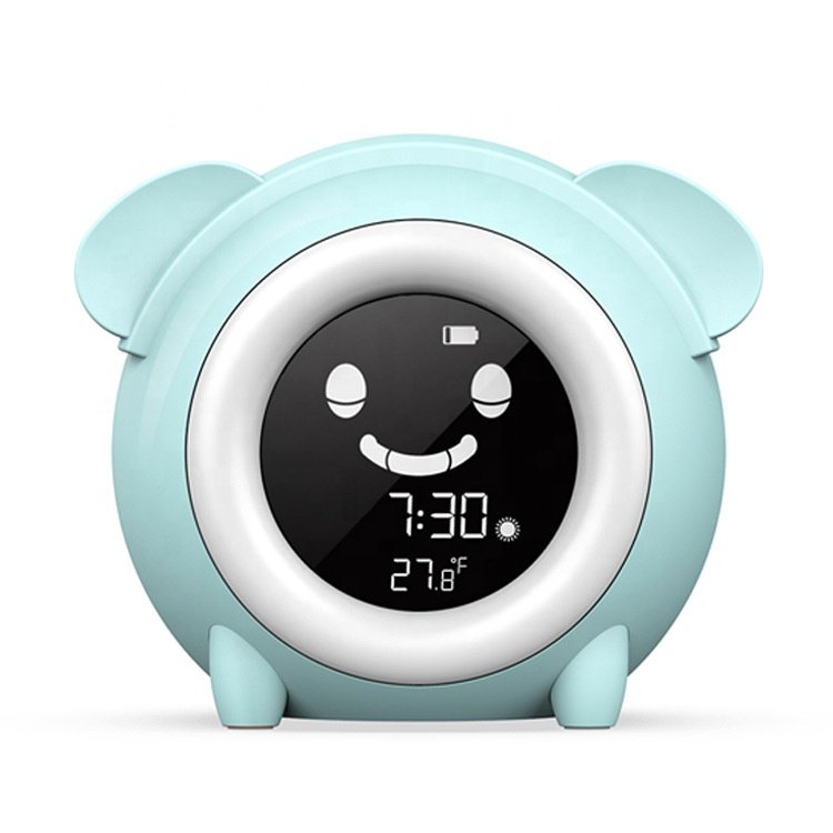 KG-2716 Cute Dog Design USB Powered Night Light Sleep Training Alarm Clock All-in-One Kids Time Trainer for Household Use