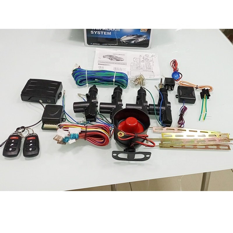 Car Remote Control Central Locking Remote Keyless Entry Security Car Alarm 4 Door Power Lock Burglar Alarm System Security DIY