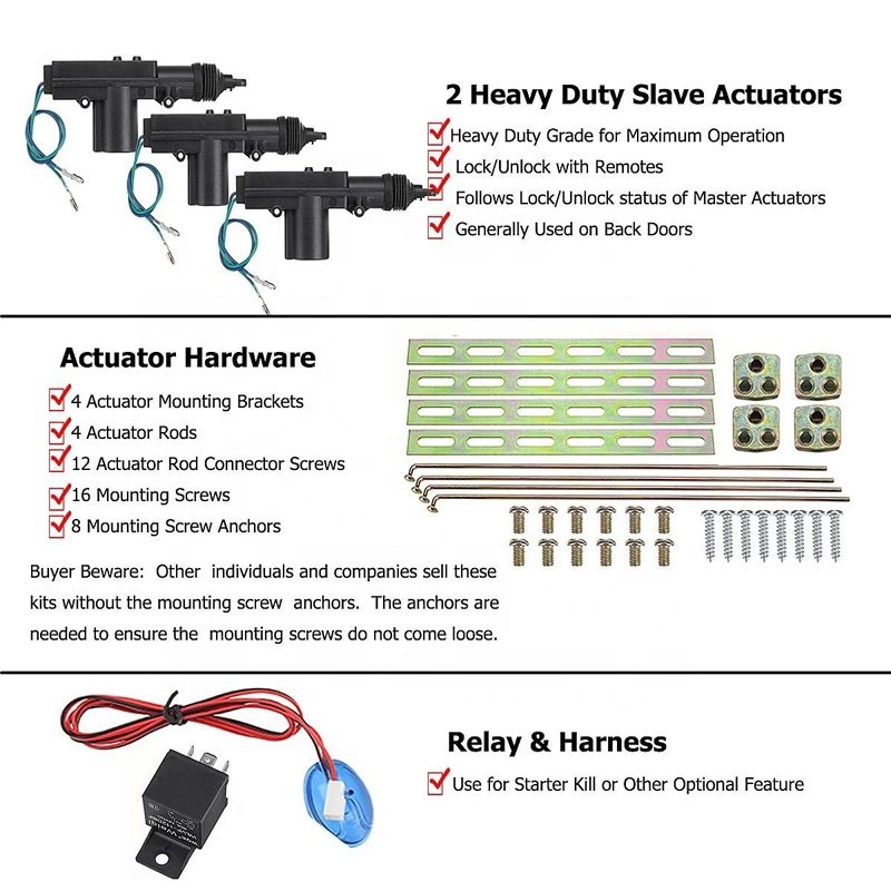 Car Remote Control Central Locking Remote Keyless Entry Security Car Alarm 4 Door Power Lock Burglar Alarm System Security DIY