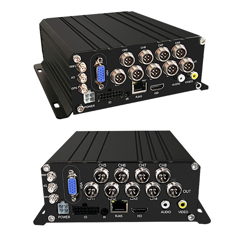 8CH Mobile DVR for Big Vehicles 1080p Resolution Playback Waterproof Night Vision SD Card & 4G Car Recorder Toyota MDVR