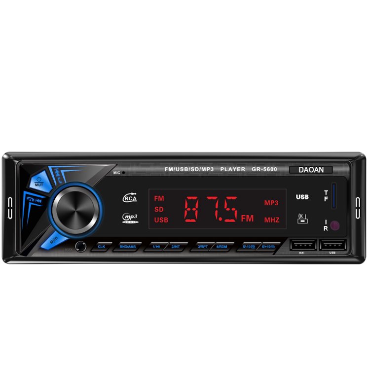 Factory Directly LCD Display 4 RCA Stereo Radio Car Mp3 Setup Audio Player With 2USB