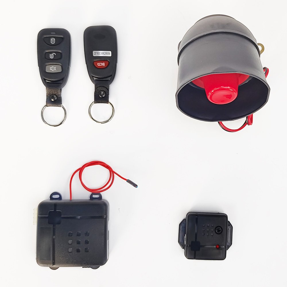 Automotive Electronics Manufacturers APP Blue Tooth Alarm Keyless One Way Smart Car Alarm System for South American Market