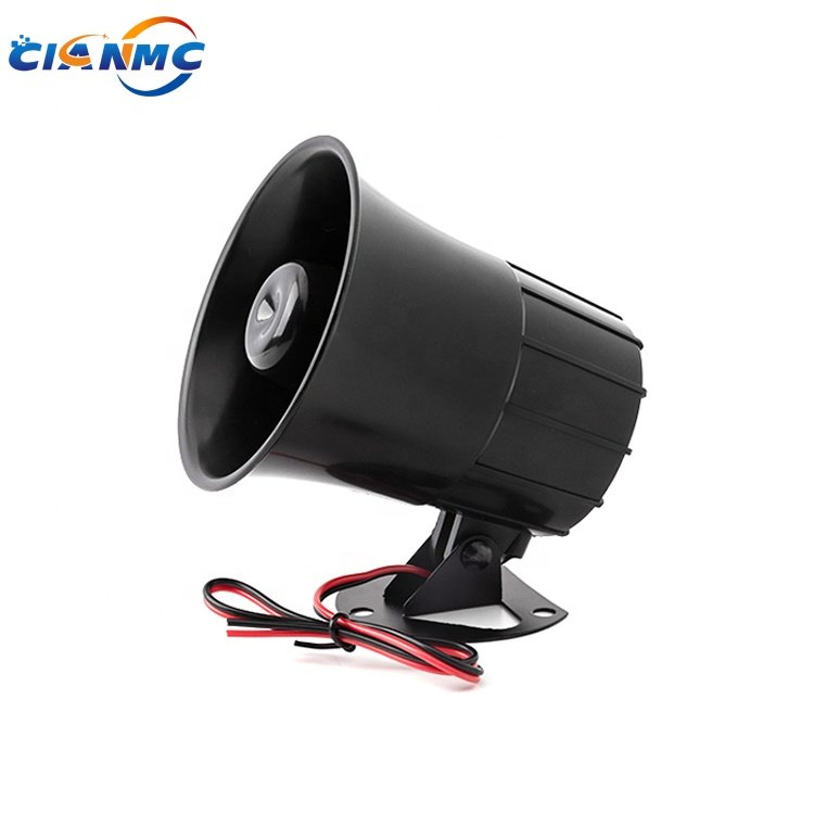 Factory Directly Sale Fire Strobe Siren 12V Electric Sound Horn Loud Car Motorcycle Horn Warning Alarm Fire Siren Speaker