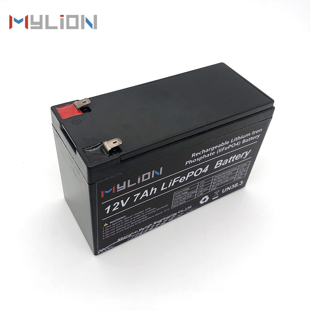 Mylion 12V 7Ah LiFe PO4 Lithium Battery Replacement of Lead Acid Battery Energy Storage Battery for Telecom