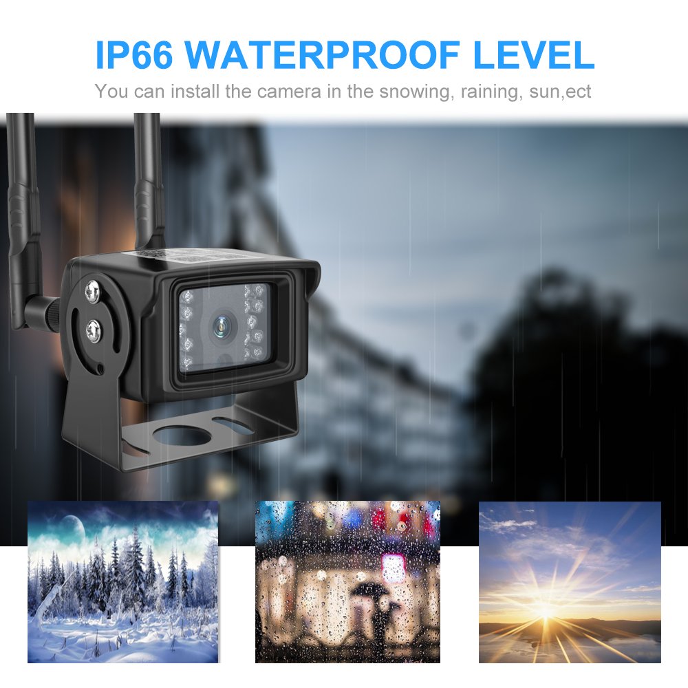 4G Sim Card Vehicles Wireless Camera Security Systems 2.4G Transmit Digital Monitor Vehicle Camera for Trucks Bus